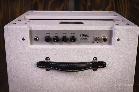 Benson Vinny Reverb Combo White Tolex, Oxblood Grille