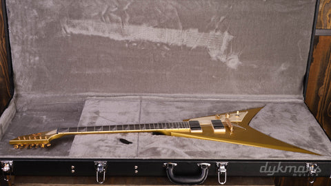 ESP LTD Kirk Hammett Signature KH-V Metallic Gold