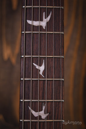 PRS SE Custom 24-08 Poplar Burl Limited Lake Blue Midnight Burst