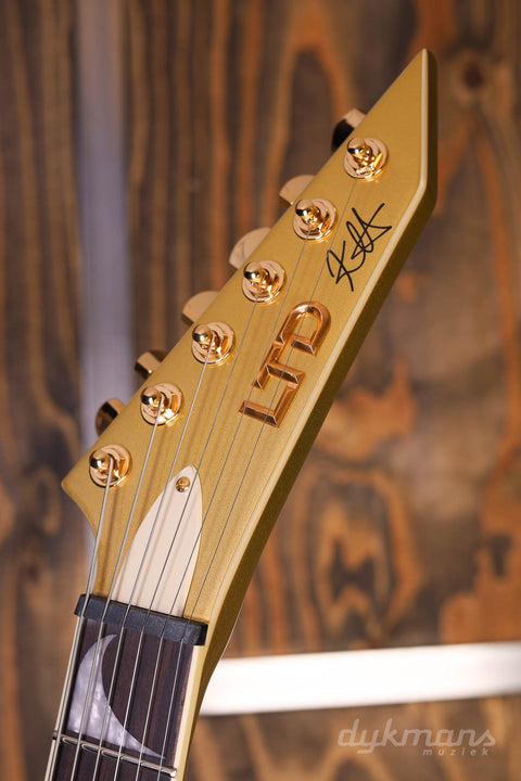 ESP LTD Kirk Hammett Signature KH-V Metallic Gold