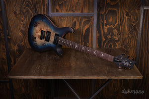 PRS SE Custom 24-08 Poplar Burl Limited Lake Blue Midnight Burst