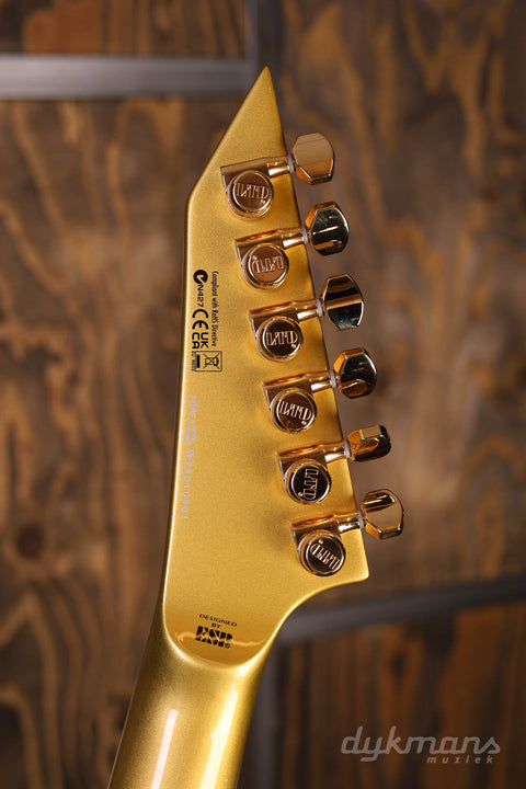 ESP LTD Kirk Hammett Signature KH-V Metallic Gold