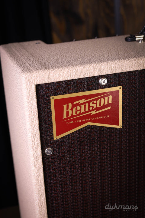 Benson Monarch Reverb Plus Blonde Tolex/Purple Grille