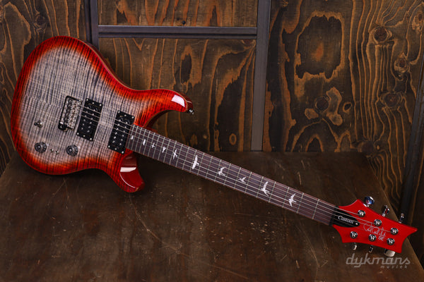 PRS SE Custom 24-08 Charcoal Cherry Burst