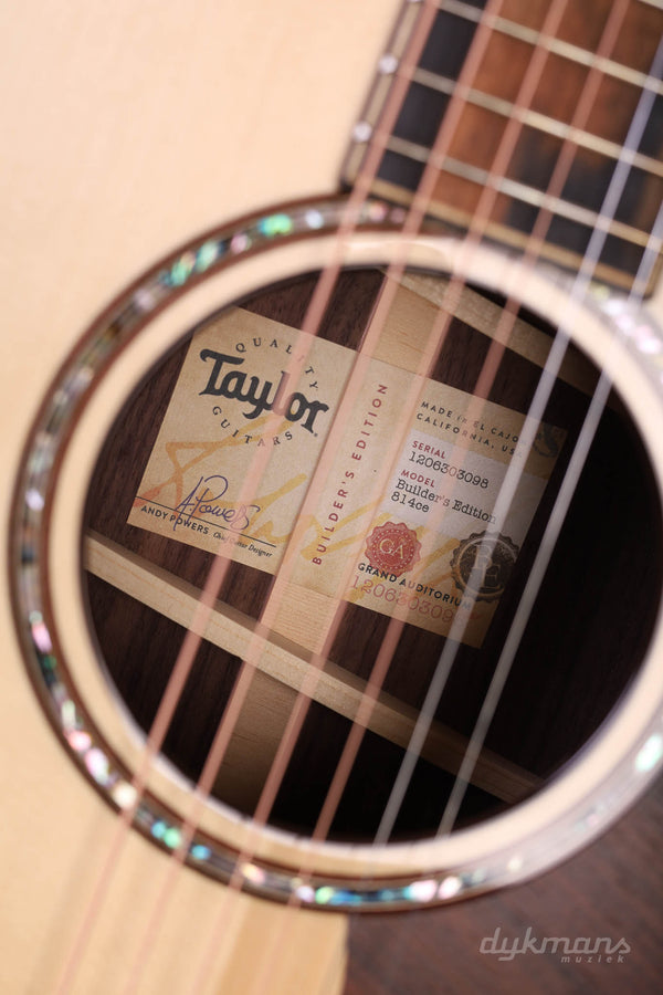 Taylor 814ce Builders Edition