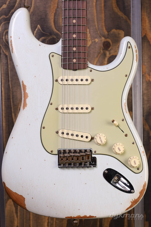 Fender Custom Shop Limited Edition '63 Stratocaster Relic Faded Aged Sonic Blue PRE-OWNED