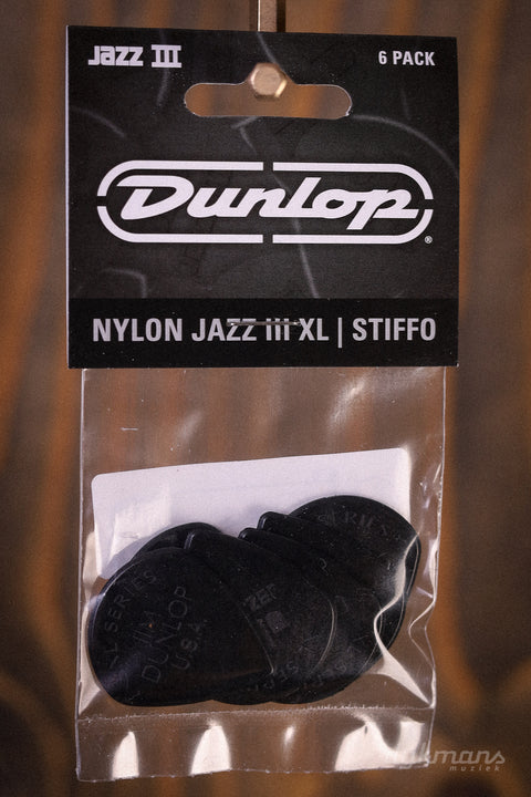 Dunlop Jazz III Plectra 6-pack