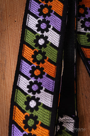 Holy Cow Real Vintage 60's Purple Orange Green Stripe