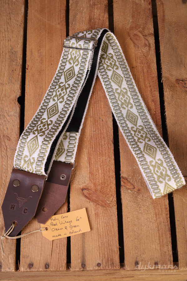 Holy Cow Real Vintage 60's Cream & Green