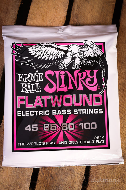 Ernie Ball Super Slinky Cobalt Flatwound Bass 45-100