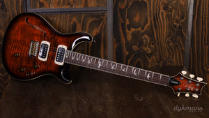 PRS SE Custom 24 Semi-Hollow Orange Tiger Smokeburst