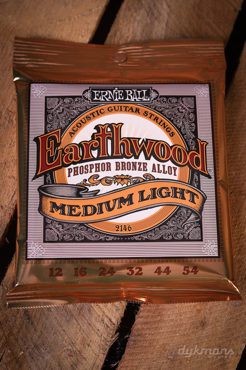 Ernie Ball Earthwood Phosphor Bronze Medium Light 12-54