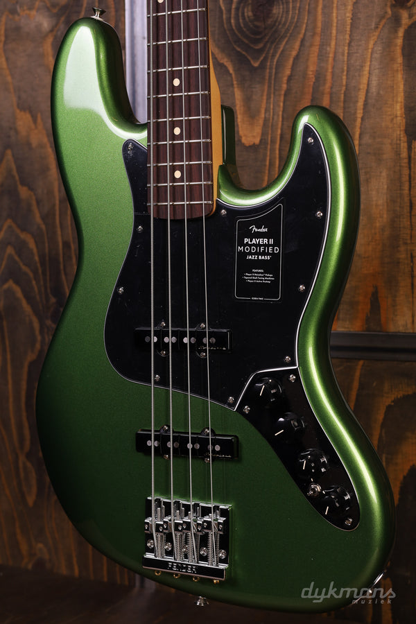 Fender Player II Modified Jazz Bass Rosewood Harvest Green Metallic