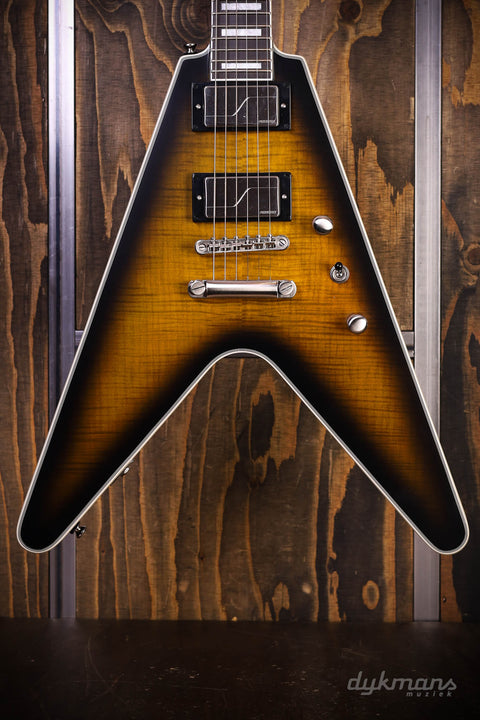 Epiphone Flying V Prophecy Yellow Tiger Aged Gloss