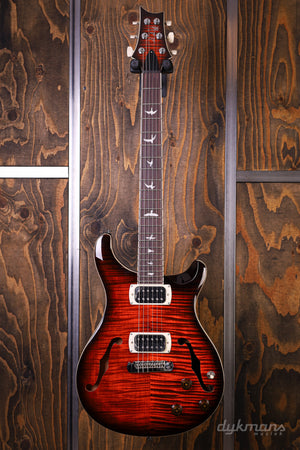 PRS SE Hollowbody II Piezo Orange Tiger Smokeburst