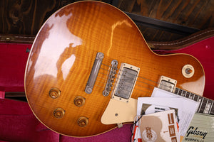 Gibson Custom '59 Les Paul Standard Golden Poppy Burst Murphy Lab Ultra Light Aged