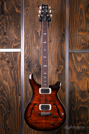 PRS SE Ed Sheeran Hollowbody I Piezo Baritone Orange Tiger Smokeburst