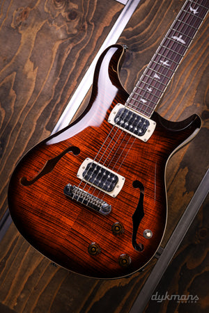 PRS SE Ed Sheeran Hollowbody I Piezo Baritone Orange Tiger Smokeburst