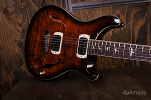 PRS SE Ed Sheeran Hollowbody I Piezo Baritone Orange Tiger Smokeburst