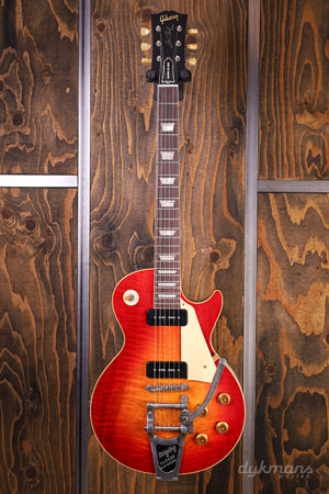 Gibson Custom '59 Les Paul Standard P-90s Wide Tomato Burst Bigsby Ultra Light Aged
