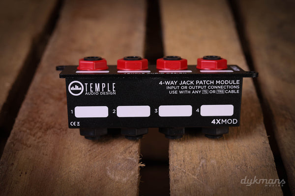 Temple Audio 4-Way MOD-4X Jack Patch Module