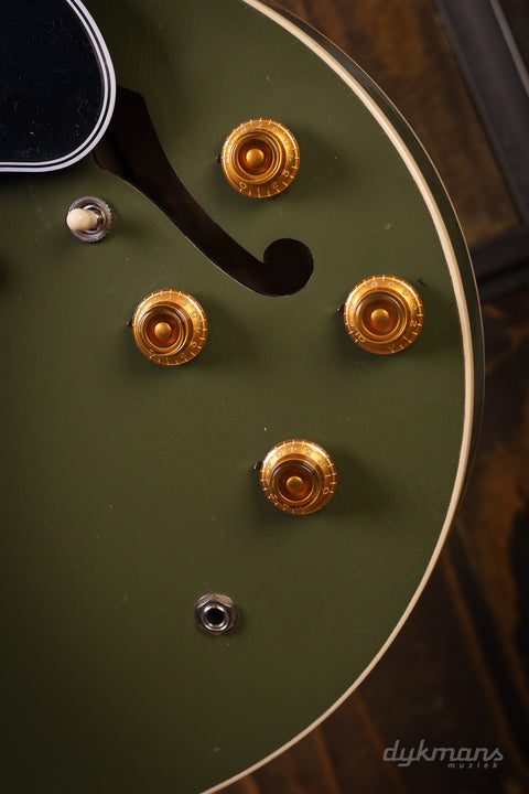 Gibson 1959 ES-335 Reissue Olive Drab Murphy Lab Heavy Aged