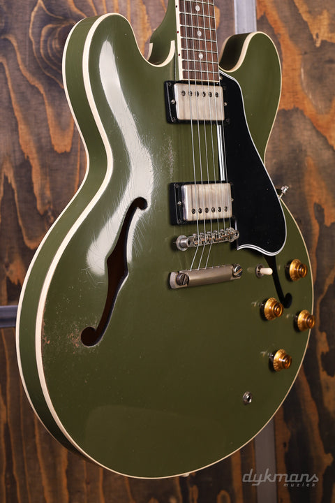 Gibson 1959 ES-335 Reissue Olive Drab Murphy Lab Heavy Aged