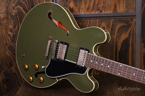 Gibson 1959 ES-335 Reissue Olive Drab Murphy Lab Heavy Aged