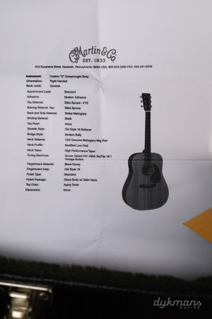 Martin Custom Shop D-14 Fret Sinker Mahogany