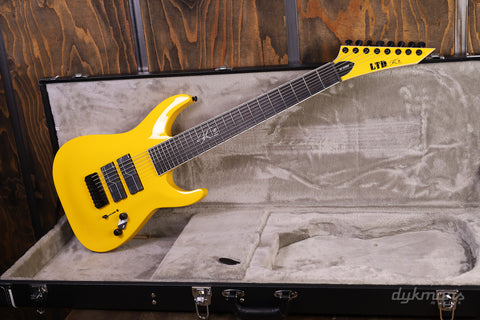 ESP LTD SC-608B Stephen Carpenter 8-String Chiquita Yellow