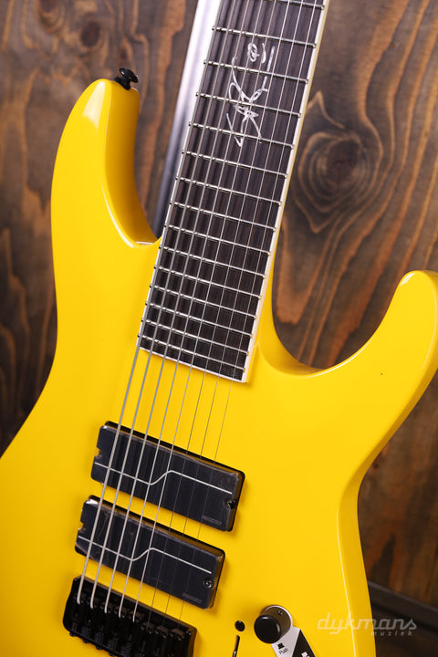 ESP LTD SC-608B Stephen Carpenter 8-String Chiquita Yellow