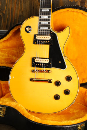 Gibson Custom Murphy Lab 1957 Les Paul Custom Heavy Antique White 2-Pickup Light Aged