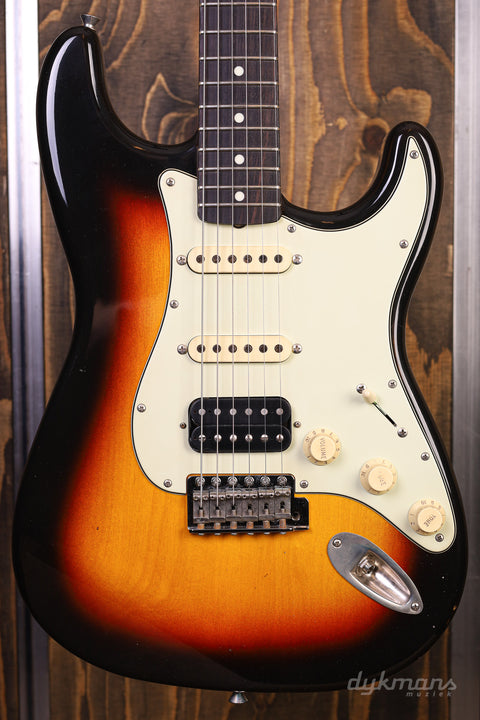 Del-Tone 60’s S-Style 3-Tone Sunburst