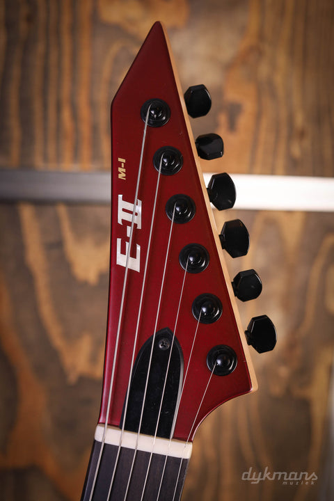 ESP E-II M-I Deep Candy Apple Red Satin