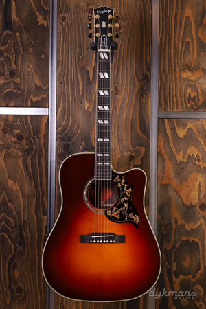 Epiphone Hummingbird Deluxe EC Autumn Burst