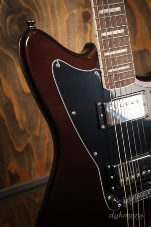 Squier Paranormal Baritone Jazzmaster Black Oxblood