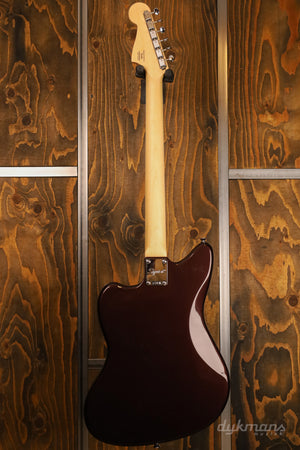 Squier Paranormal Baritone Jazzmaster Black Oxblood