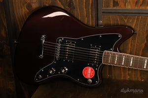Squier Paranormal Baritone Jazzmaster Black Oxblood