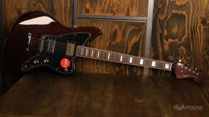 Squier Paranormal Baritone Jazzmaster Black Oxblood