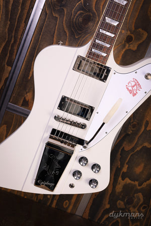 Epiphone 1963 Firebird V Maestro Vibrola Polaris White