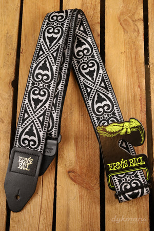 Ernie Ball Strap - Black Heart