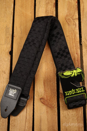 Ernie Ball Strap - Black Checkers