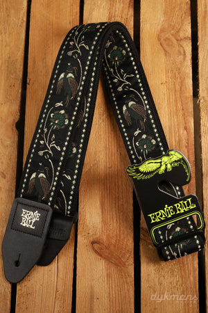 Ernie Ball Strap - Black Pleasant Pheasant