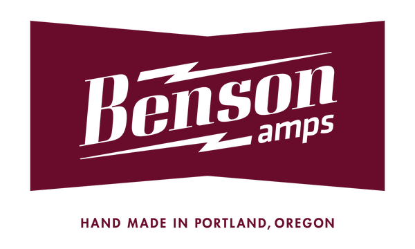 Benson Vinny Reverb Combo Desert Gertie, Oxblood Grille PRE-ORDER!!