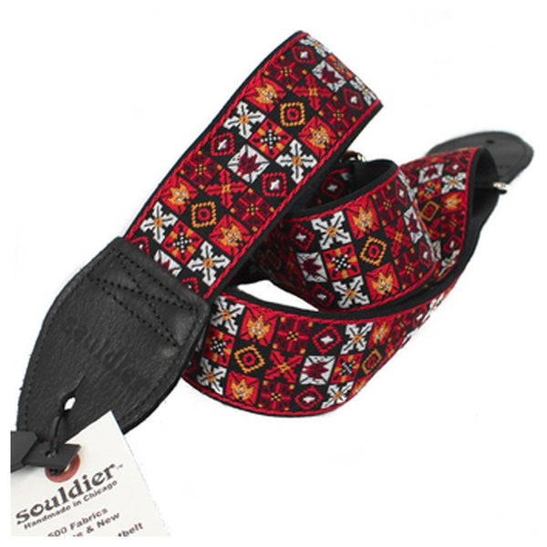Souldier Guitar Strap Woodstock Red