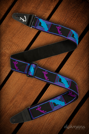 Fender Monogrammed Strap Black / Blue / Purple