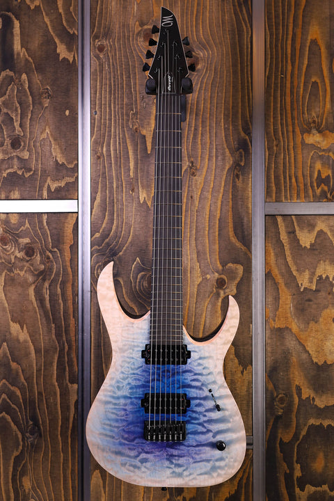 Mayones Duvell Elite 7 Blue White Burst Satin