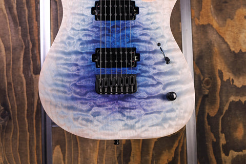 Mayones Duvell Elite 7 Blue White Burst Satin