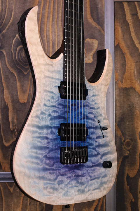 Mayones Duvell Elite 7 Blue White Burst Satin