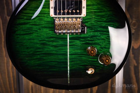 PRS Santana Green Fade Smokeburst 10-Top